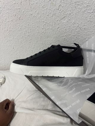 Zapatillas Antony Morato Hombre Negras Blancas