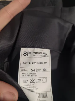 Mono mecánico Ejército del Aire Talla 54