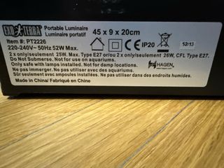 Portalámparas Exoterra Compact Top 45cm