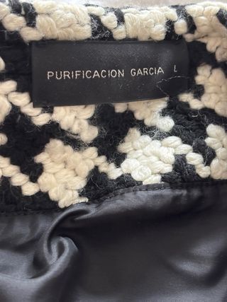 Abrigo estampado pata de gallo