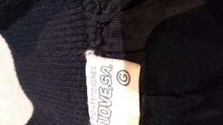 Bomber Chaqueta negra con cremallera terciopelo