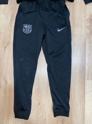 Chándal negro Nike Barça niño