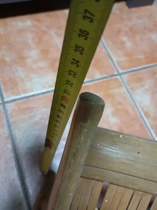 Silla y taburete bambú pequeño origen francés