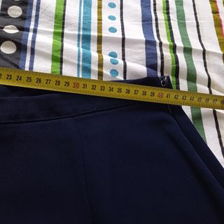 Pantalón Crepe Azul Marino