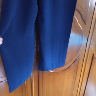 Pantalón Crepe Azul Marino