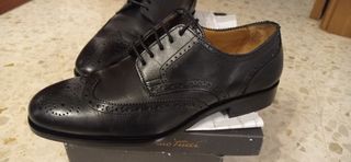 Zapatos Emidio Tucci Derby Brogues Negros