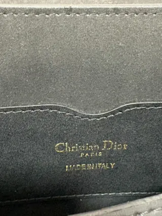 Bolso Christian Dior Negro y Dorado