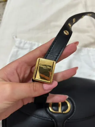 Bolso Christian Dior Negro y Dorado