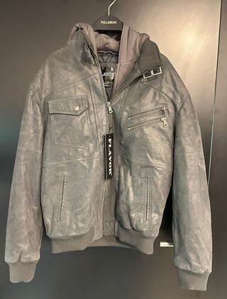 Chaqueta Flavor Gris con Capucha