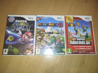 Wii: Super Mario Galaxy, Mario Party 8, New Super