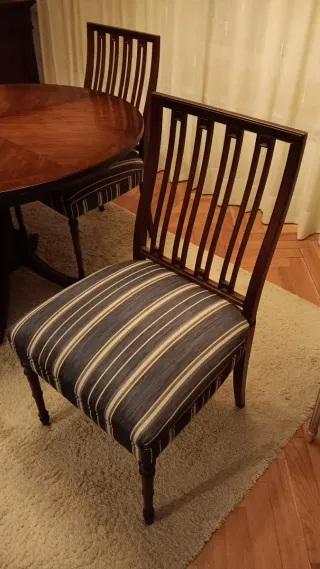 Comedor Caoba Extensible