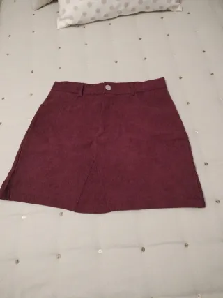 Minifalda micropana granate