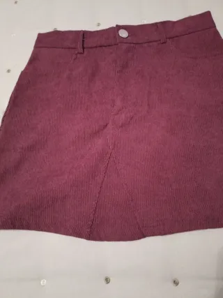 Minifalda micropana granate