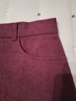 Minifalda micropana granate