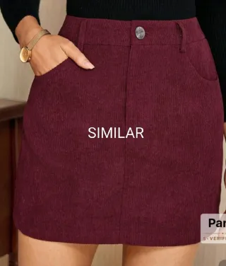 Minifalda micropana granate