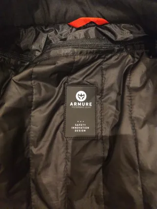 Chaqueta de moto Armure negra