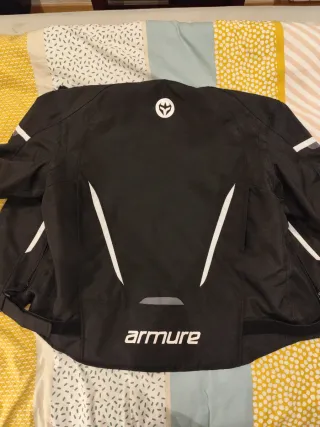 Chaqueta de moto Armure negra