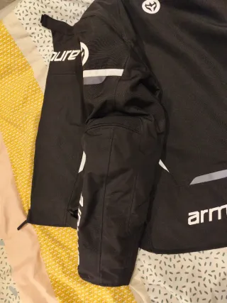 Chaqueta de moto Armure negra