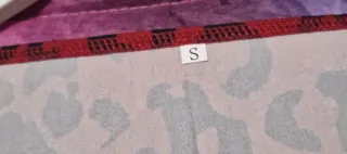 Maglia donna stampa animalier rossa S