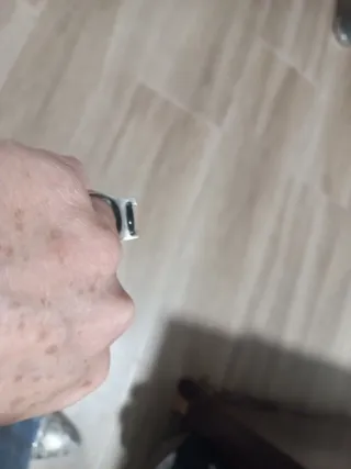 Anillo Plata Piedra Negra Onix