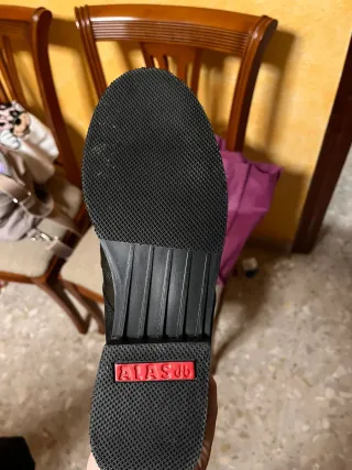 Botas de moto de cuero negro