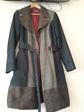 Abrigo largo muy original