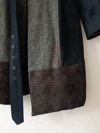 Abrigo largo muy original