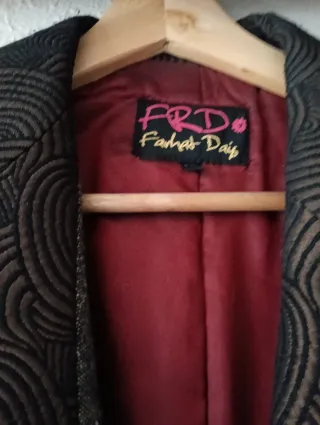 Abrigo largo muy original