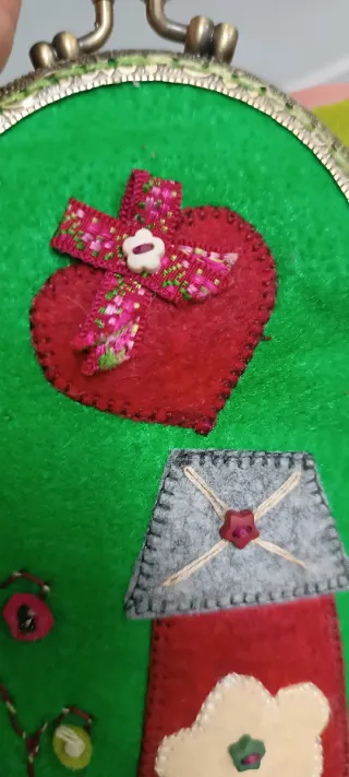 Cartera neceser hecho a mano