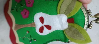 Cartera neceser hecho a mano