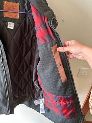 Chaqueta bomber impermeable montaña nieve Man