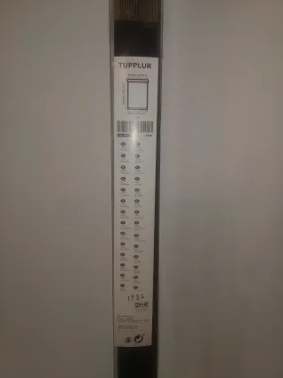 Estor IKEA TUPPLUR 83x195cm Negro