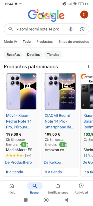 Xiaomi Redmi Note 14 Pro Negro