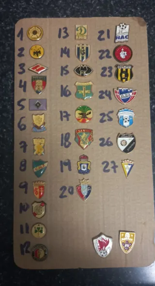 Lote 27 Pines Coleccionables