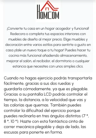 Cinta Homcom A90-182BK plegable