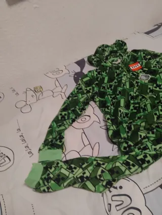 Pijama Minecraft Creeper Talla 13/14