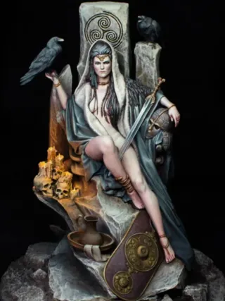 Miniatura The Morrigan. JOURNEYMAN MINIATURES