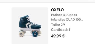 Patin 4 ruedas Oxelo verde