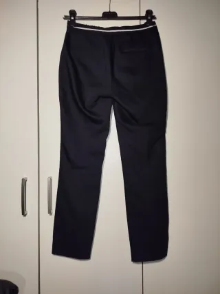 Pantaloni eleganti Zara basic blu taglia XS