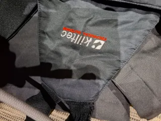 Conjunto de esquí rojo y gris, negro, 12 años