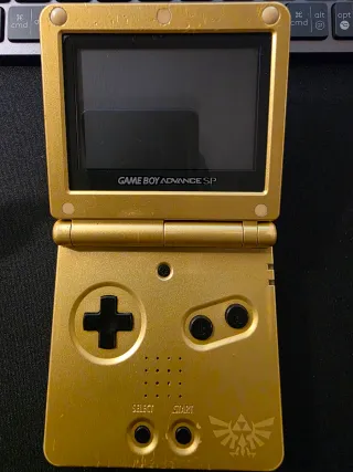 Nintendo Game Boy Advance SP Dorada Zelda