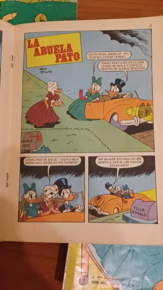 7 euros las 6 revistas Pato Donald