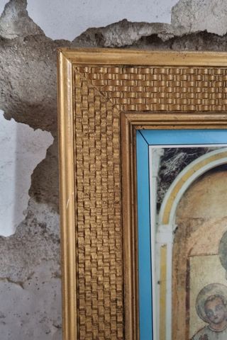 Cornice Barocca Oro Intagliata Vintage