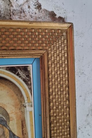 Cornice Barocca Oro Intagliata Vintage