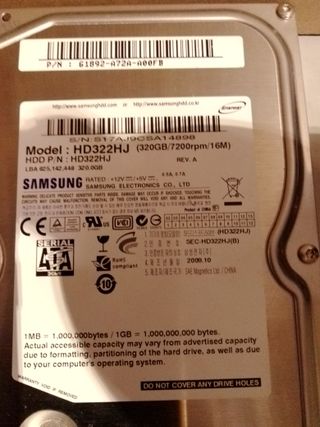 DISCO DUROS HD SATA  2,5/3,5 PC VRAS CAPACIDADES