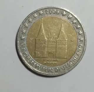 Moneta 2 Euro 2006 Germania Schleswig-Holstein