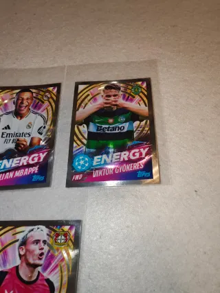 5 Cromos Topps UEFA Champions League Energy