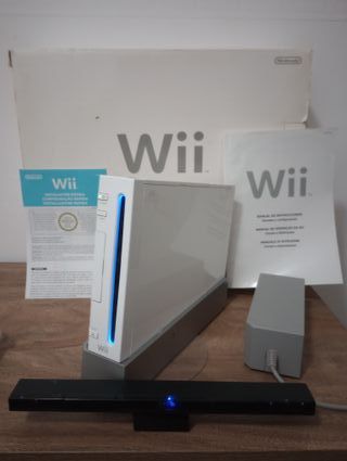 Console Wii con giochi e microfono