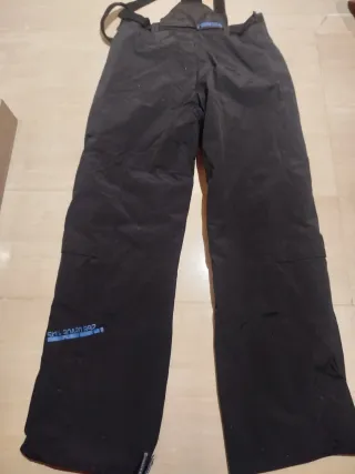 Pantalón de esquí unisex negro