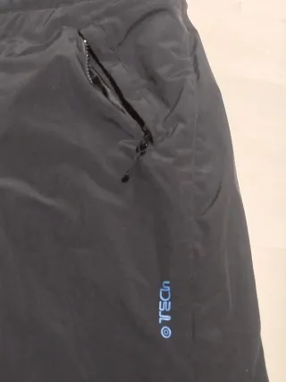 Pantalón de esquí unisex negro